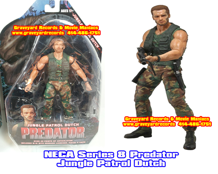 8" Neca Toys Predator Series 8 - Jungle Patrol Dutch